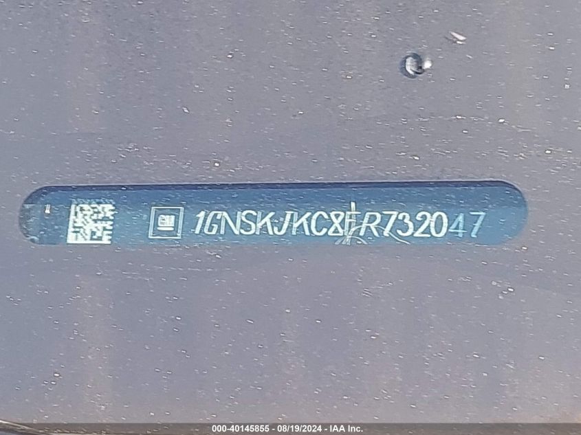 2015 Chevrolet Suburban 1500 Lt VIN: 1GNSKJKC8FR732047 Lot: 40145855