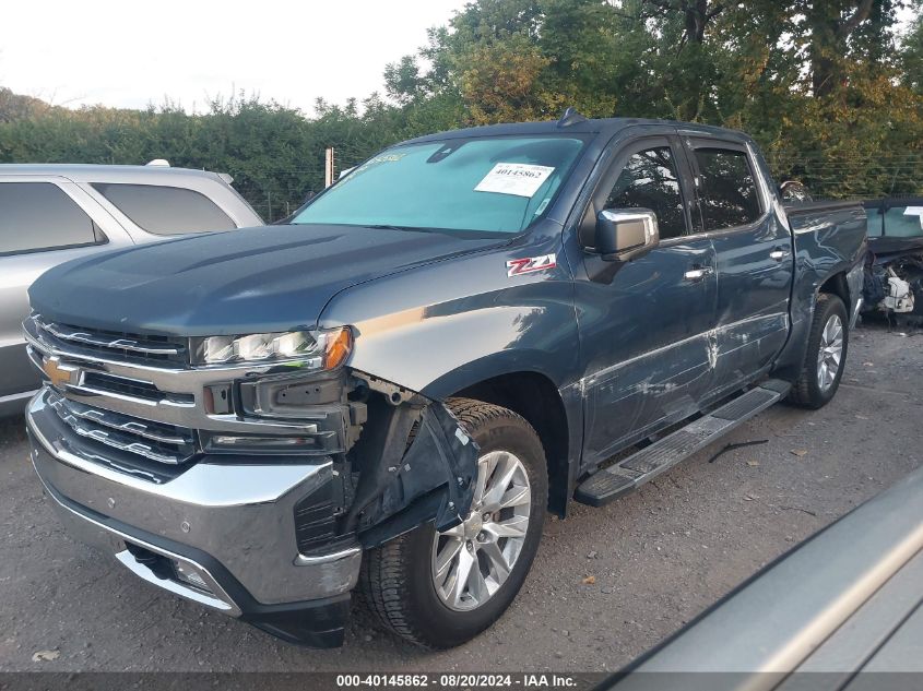 2019 Chevrolet Silverado K1500 Ltz VIN: 1GCUYGED9KZ127164 Lot: 40145862