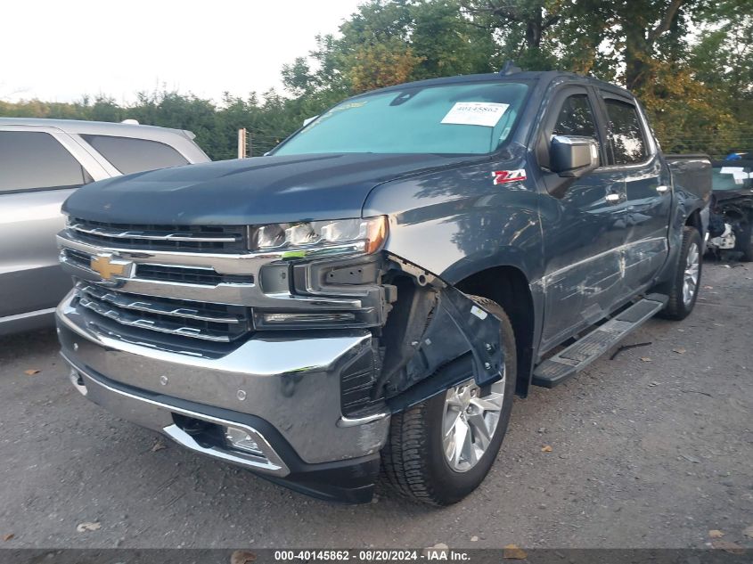 2019 Chevrolet Silverado K1500 Ltz VIN: 1GCUYGED9KZ127164 Lot: 40145862