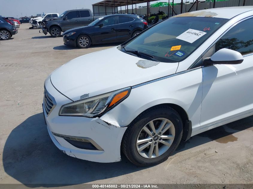 2015 Hyundai Sonata Se VIN: 5NPE24AF0FH094712 Lot: 40145882