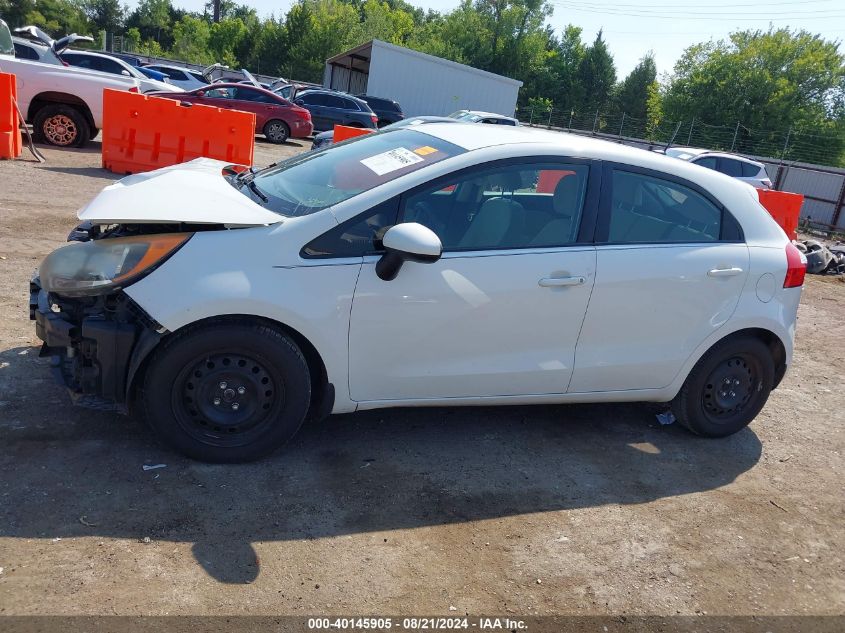 2012 Kia Rio5 Lx VIN: KNADM5A35C6070359 Lot: 40145905