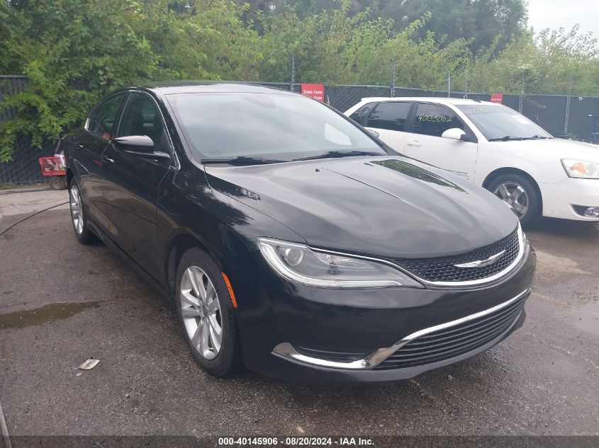 2017 Chrysler 200 Limited Platinum VIN: 1C3CCCAB4HN500753 Lot: 40145906