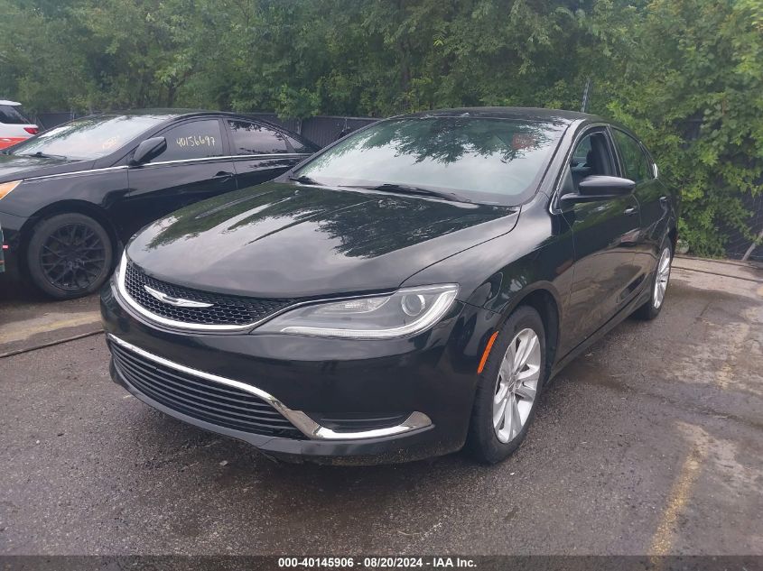 2017 Chrysler 200 Limited Platinum VIN: 1C3CCCAB4HN500753 Lot: 40145906