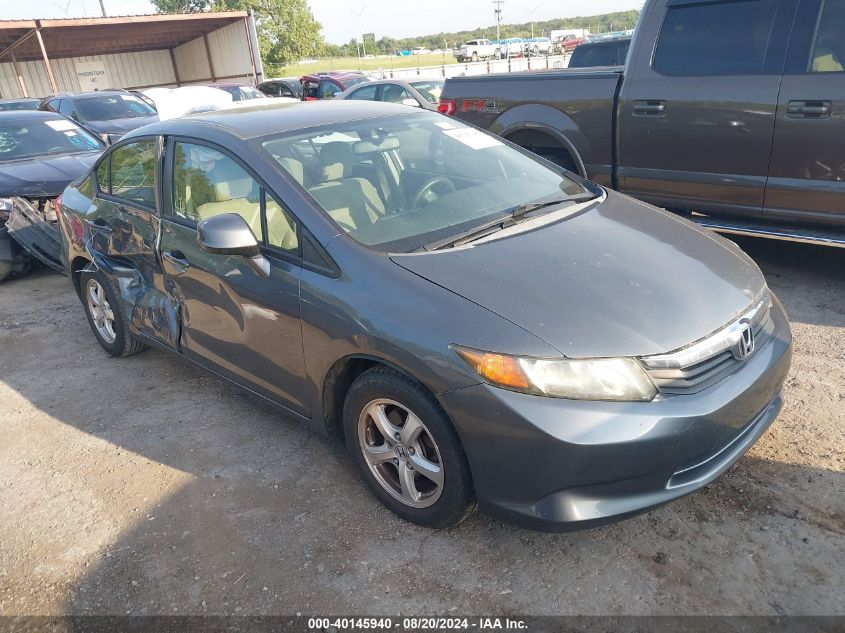 2012 Honda Civic Natural Gas VIN: 19XFB5F58CE003485 Lot: 40145940