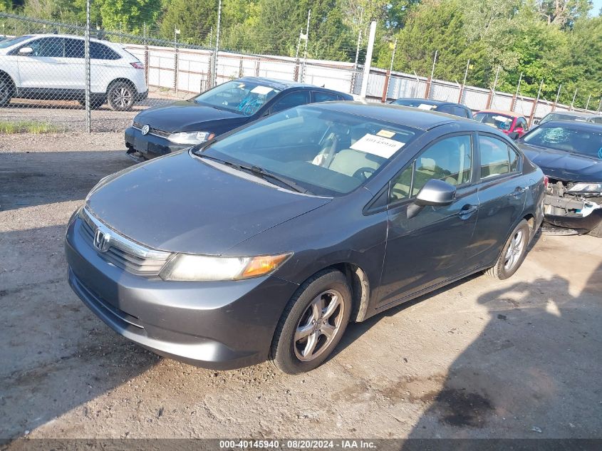 2012 Honda Civic Natural Gas VIN: 19XFB5F58CE003485 Lot: 40145940