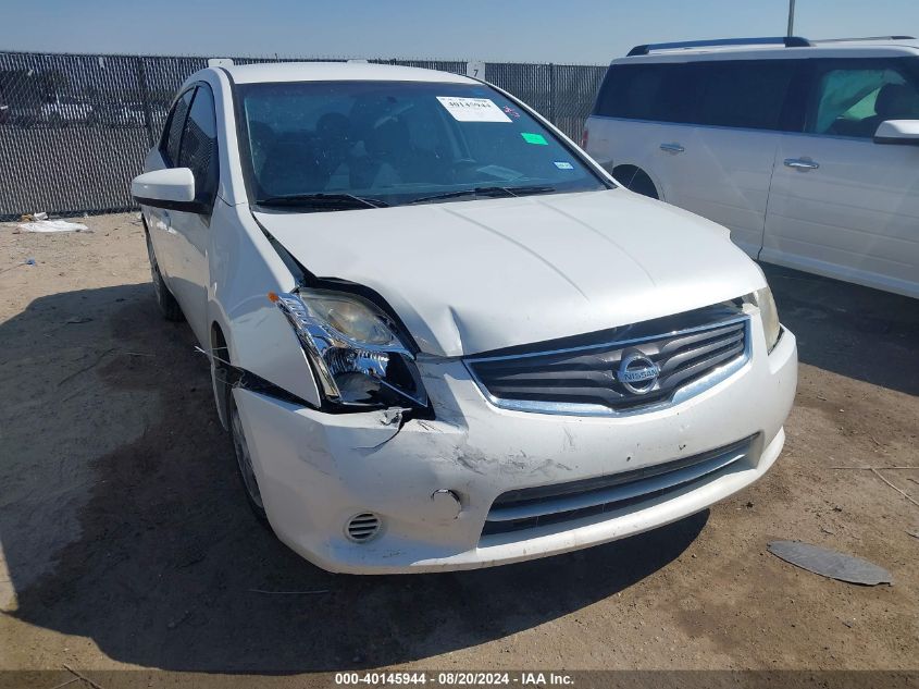 2010 Nissan Sentra 2.0/2.0S/Sr/2.0Sl VIN: 3N1AB6AP7AL654952 Lot: 40145944