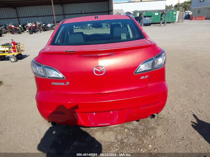 2011 Mazda Mazda3 S Sport VIN: JM1BL1U59B1399094 Lot: 40145955