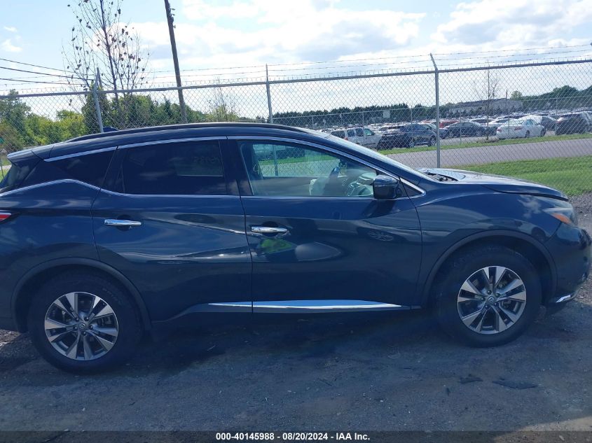 2018 Nissan Murano Sv VIN: 5N1AZ2MG9JN124409 Lot: 40145988