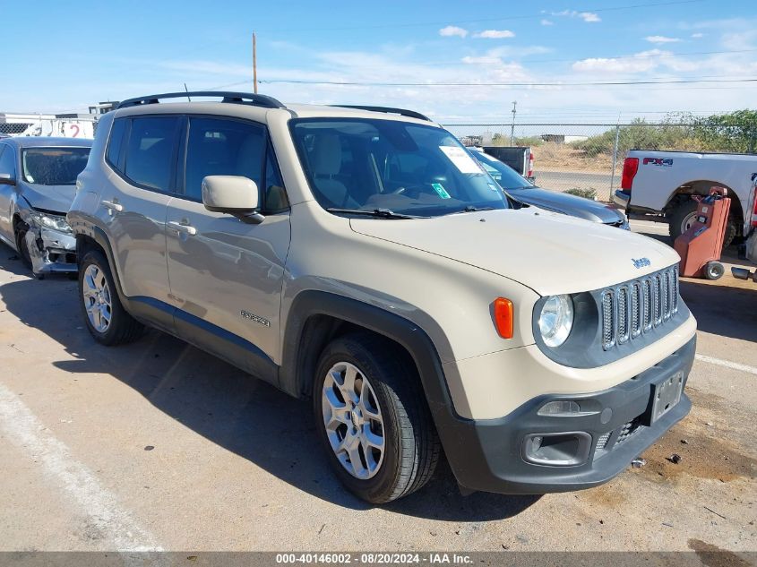 2015 Jeep Renegade Latitude VIN: ZACCJABT0FPB56044 Lot: 40146002