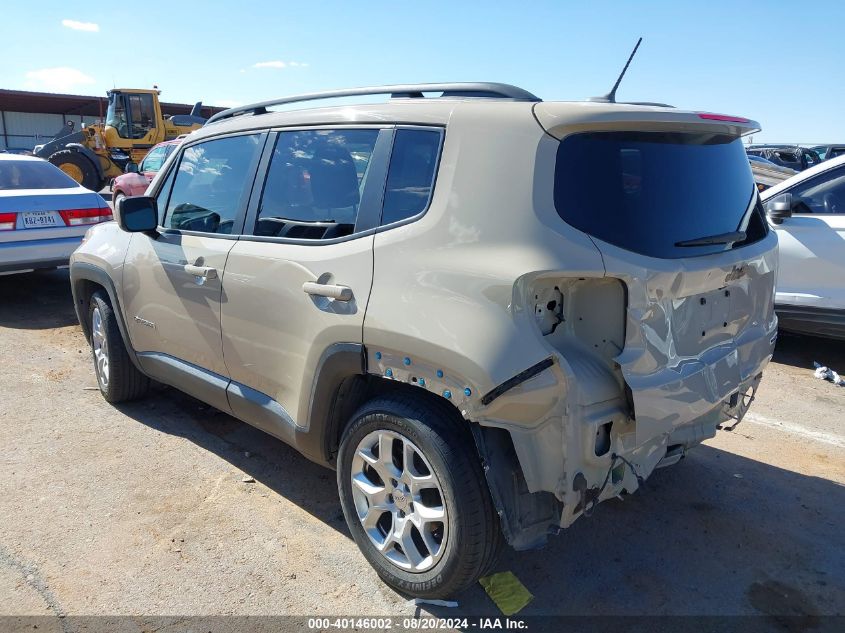 2015 Jeep Renegade Latitude VIN: ZACCJABT0FPB56044 Lot: 40146002