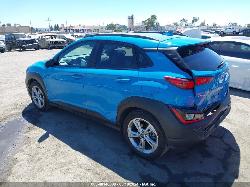 2023 Hyundai Kona Sel VIN: KM8K62AB3PU950919 Lot: 40146009