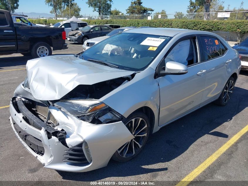 2019 Toyota Corolla Se VIN: 2T1BURHE9KC163451 Lot: 40146019