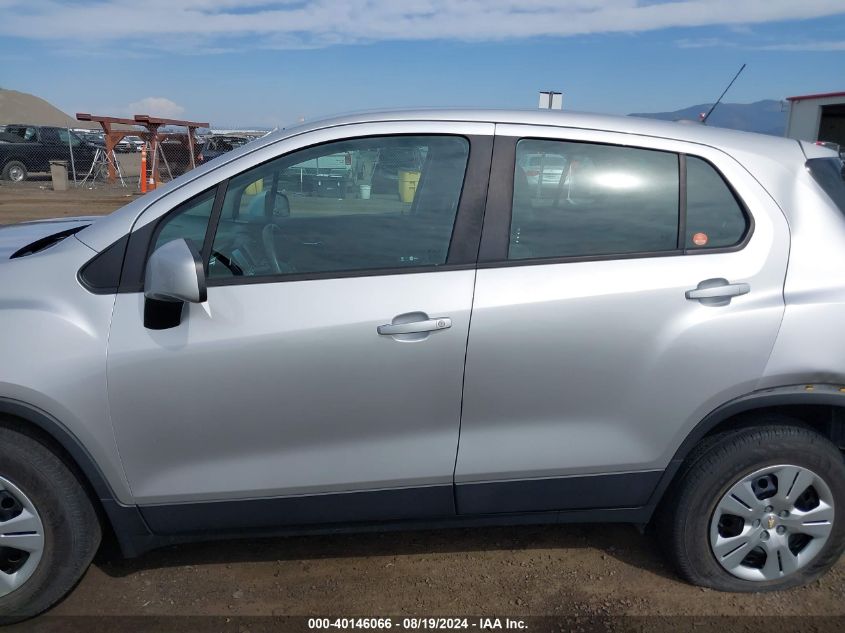 2017 Chevrolet Trax Ls VIN: KL7CJKSB2HB208477 Lot: 40146066