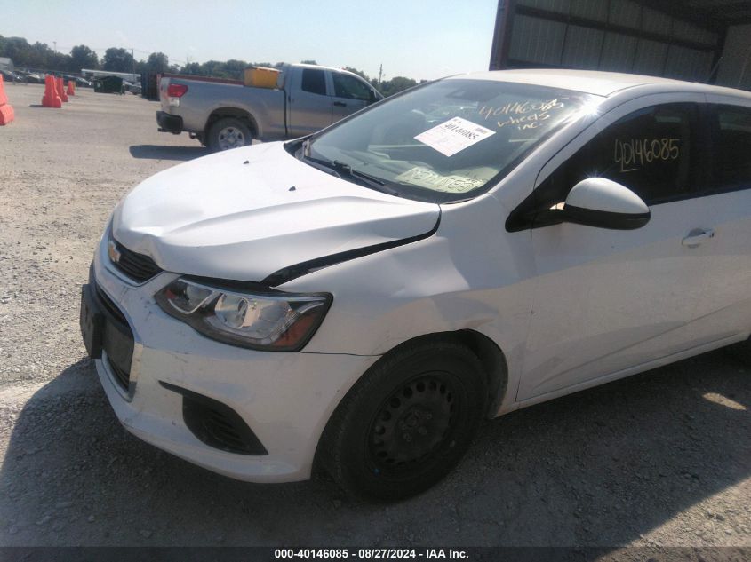 2019 Chevrolet Sonic Lt Auto VIN: 1G1JG6SBXK4129997 Lot: 40146085