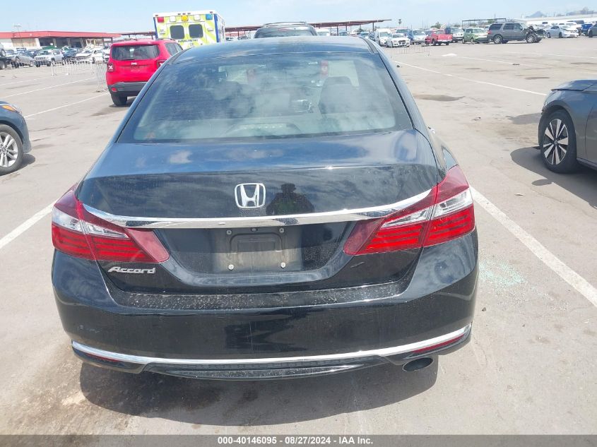 2016 Honda Accord Lx VIN: 1HGCR2F34GA018653 Lot: 40146095