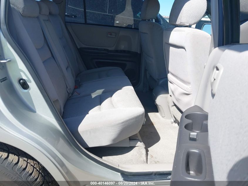 2003 Toyota Highlander V6 VIN: JTEGF21A530113605 Lot: 40146097