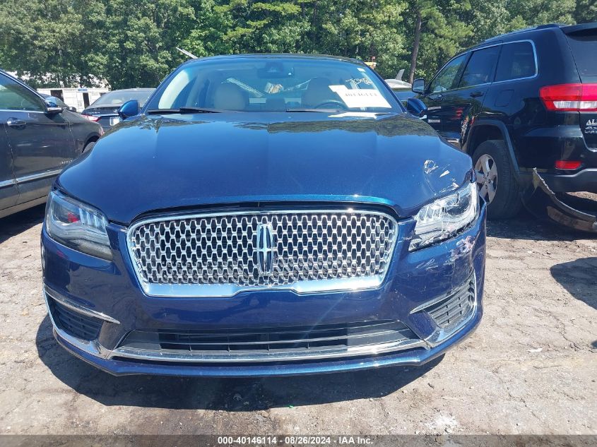 2017 Lincoln Mkz Select VIN: 3LN6L5C95HR663385 Lot: 40146114