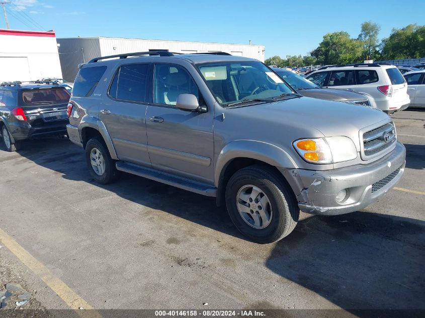 2001 Toyota Sequoia Limited VIN: 5TDBT48A21S047288 Lot: 40146158