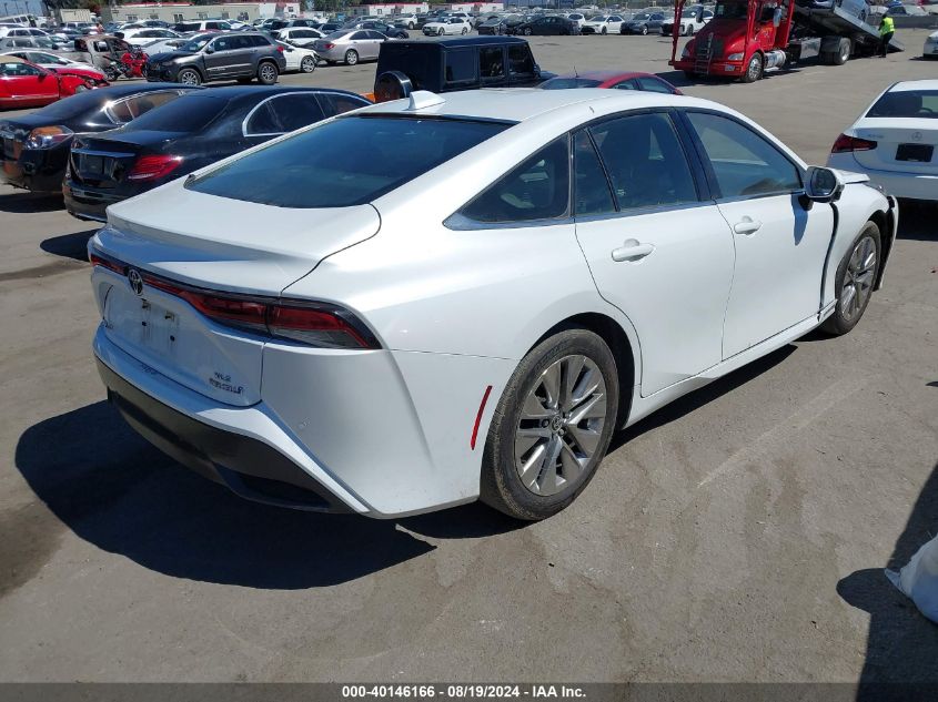 2023 Toyota Mirai Xle VIN: JTDAAAAA8PA009676 Lot: 40146166