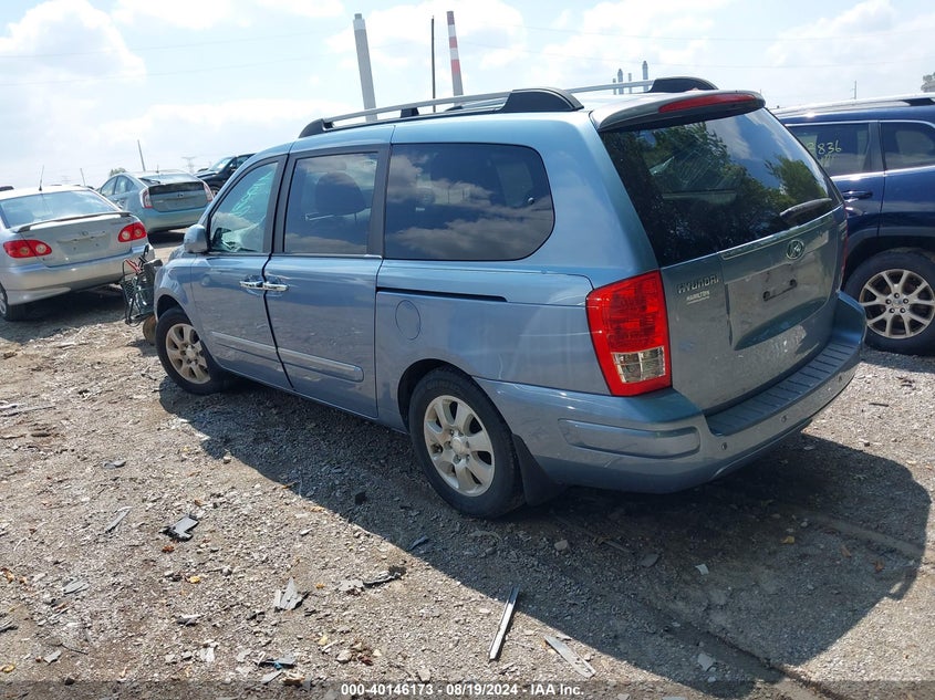 2008 Hyundai Entourage Gls/Limited VIN: KNDMC233786054642 Lot: 40146173