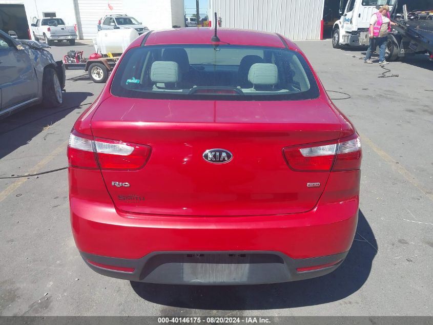 2015 Kia Rio Lx VIN: KNADM4A30F6441040 Lot: 40146175