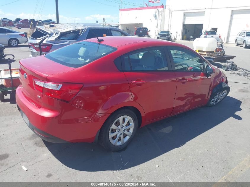 2015 Kia Rio Lx VIN: KNADM4A30F6441040 Lot: 40146175