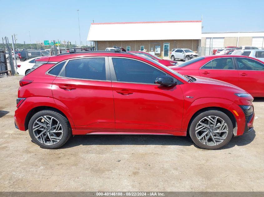 2022 Hyundai Kona N Line VIN: KM8K33A38NU802141 Lot: 40146188