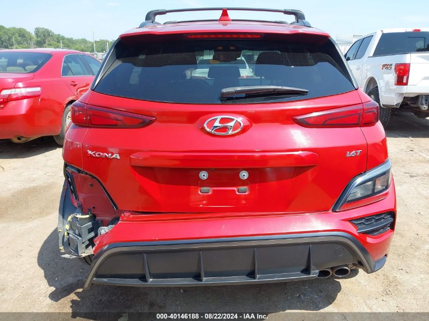 2022 Hyundai Kona N Line VIN: KM8K33A38NU802141 Lot: 40146188