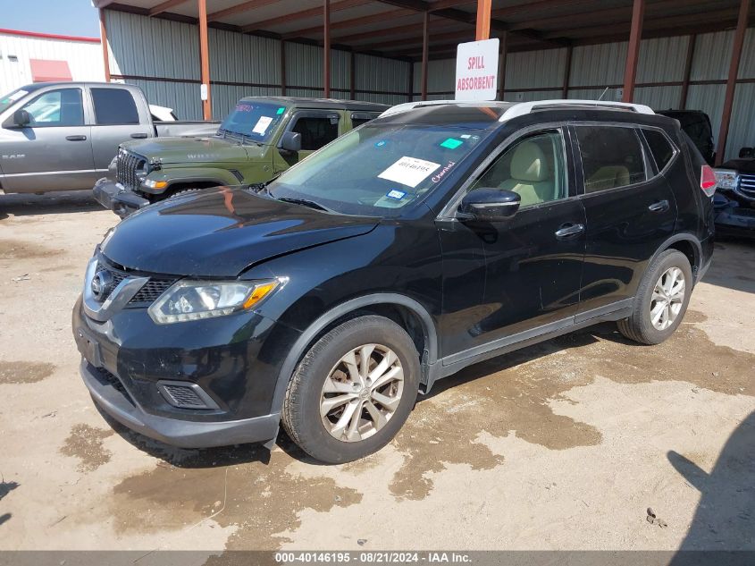 2014 Nissan Rogue S/Sl/Sv VIN: 5N1AT2ML9EC823586 Lot: 40146195