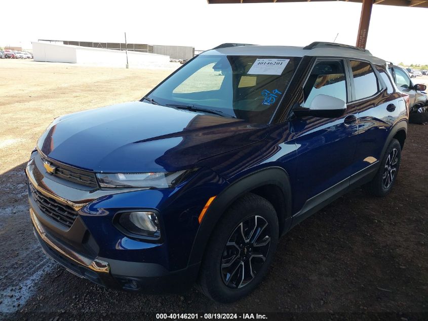 2022 Chevrolet Trailblazer Fwd Activ VIN: KL79MVSL5NB110096 Lot: 40146201