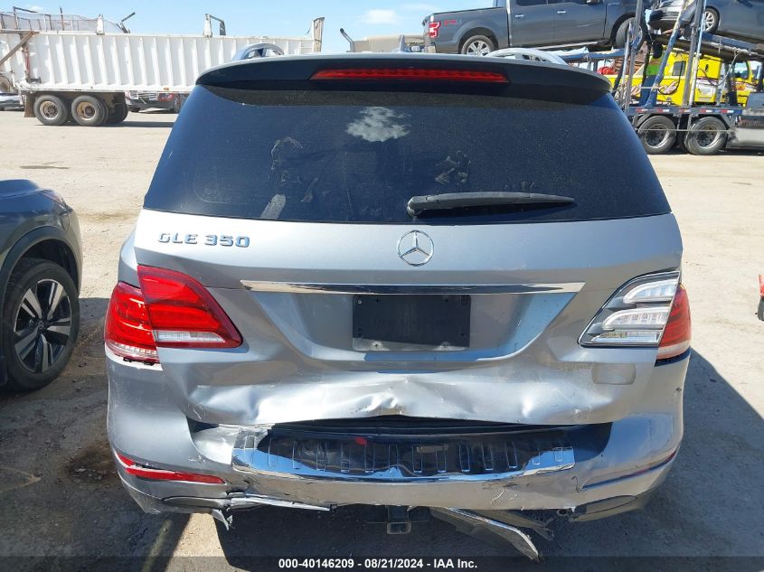 2016 Mercedes-Benz Gle 350 VIN: 4JGDA5JB8GA776162 Lot: 40146209