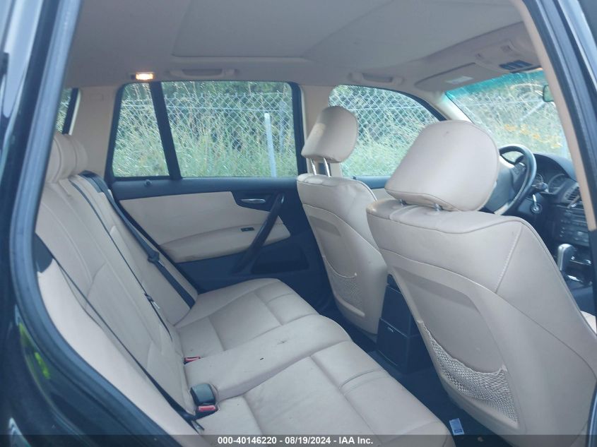 2007 BMW X3 3.0Si VIN: WBXPC93437WF26953 Lot: 40146220