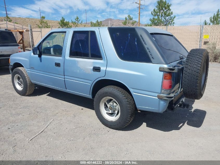 1992 Isuzu Rodeo S/Ls/Xs VIN: 4S2CY58Z6N4335077 Lot: 40146222