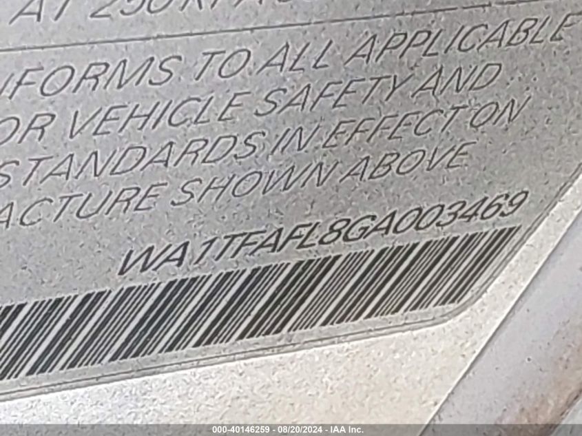 2016 AUDI ALLROAD 2.0T PREMIUM - WA1TFAFL8GA003469