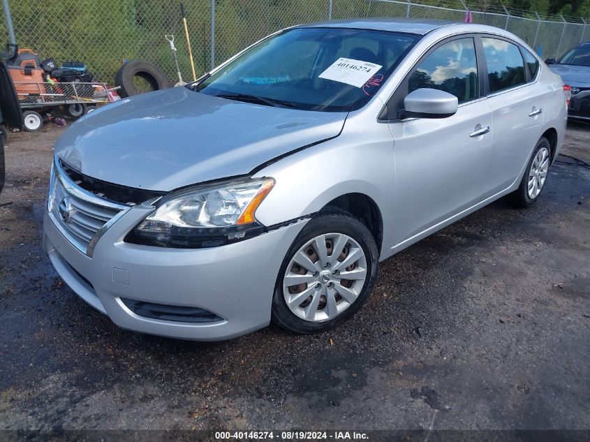 2014 Nissan Sentra Sv VIN: 3N1AB7AP8EL686658 Lot: 40146274