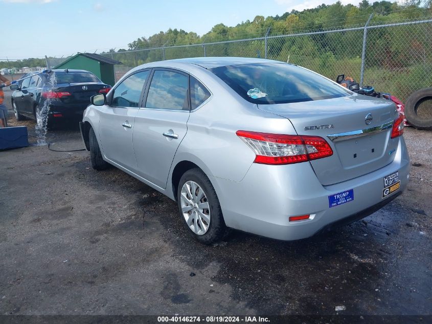 2014 Nissan Sentra Sv VIN: 3N1AB7AP8EL686658 Lot: 40146274