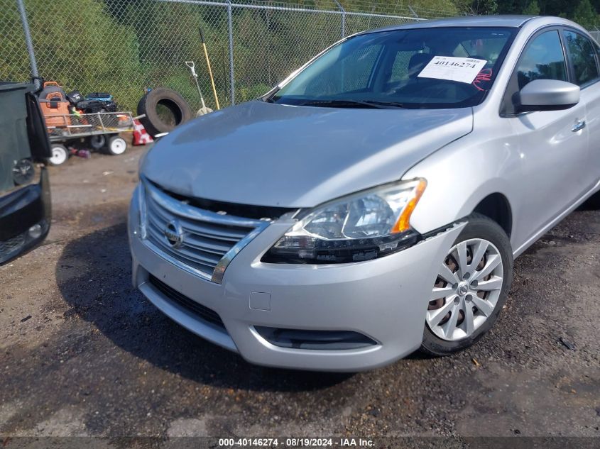 2014 Nissan Sentra Sv VIN: 3N1AB7AP8EL686658 Lot: 40146274