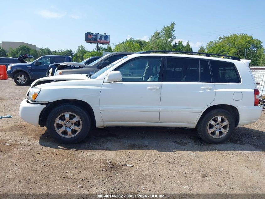 2004 Toyota Highlander Limited VIN: JTEGP21A740032636 Lot: 40146282