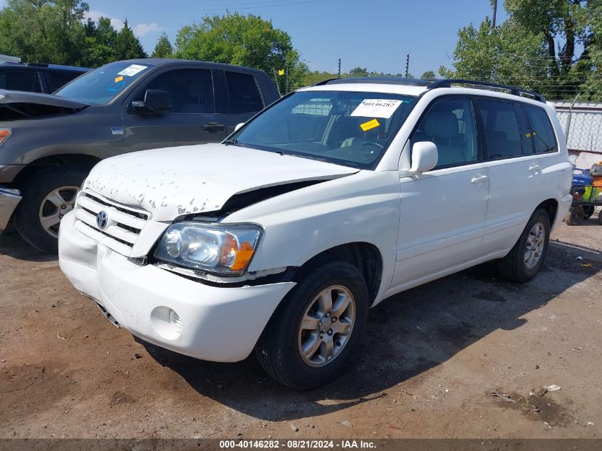 2004 Toyota Highlander Limited VIN: JTEGP21A740032636 Lot: 40146282