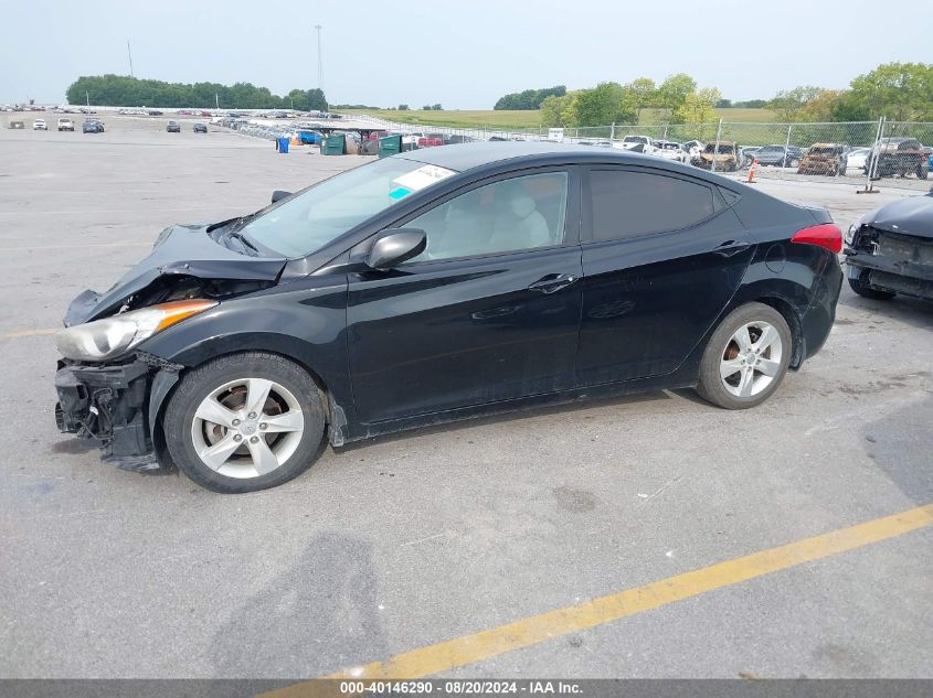 2013 Hyundai Elantra Gls/Limited VIN: KMHDH4AE9DU745433 Lot: 40146290