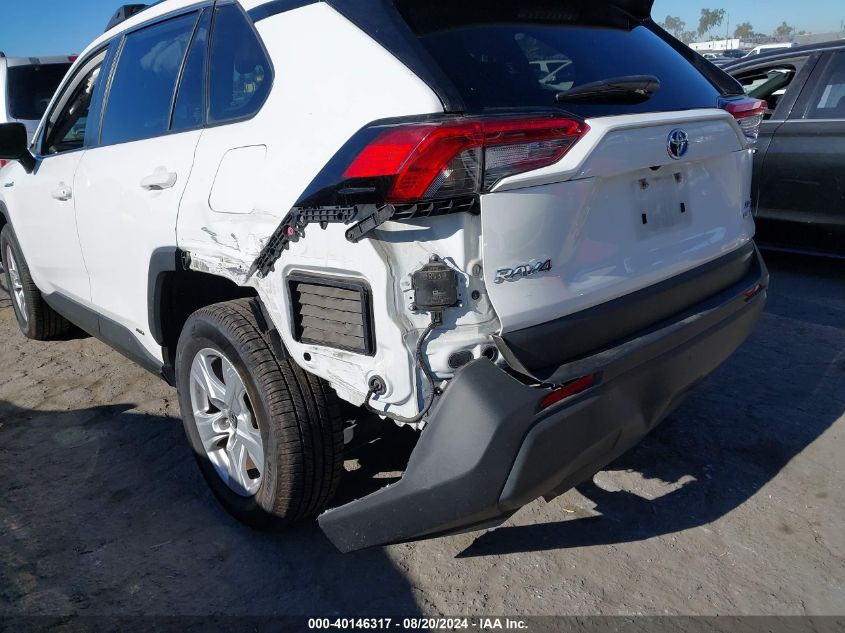 2021 Toyota Rav4 Hybrid Xle VIN: JTMRWRFV6MD111082 Lot: 40146317