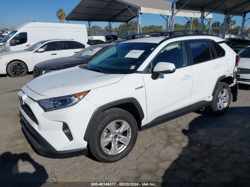 2021 Toyota Rav4 Hybrid Xle VIN: JTMRWRFV6MD111082 Lot: 40146317