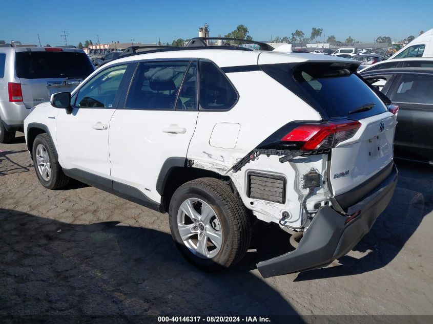 2021 Toyota Rav4 Hybrid Xle VIN: JTMRWRFV6MD111082 Lot: 40146317