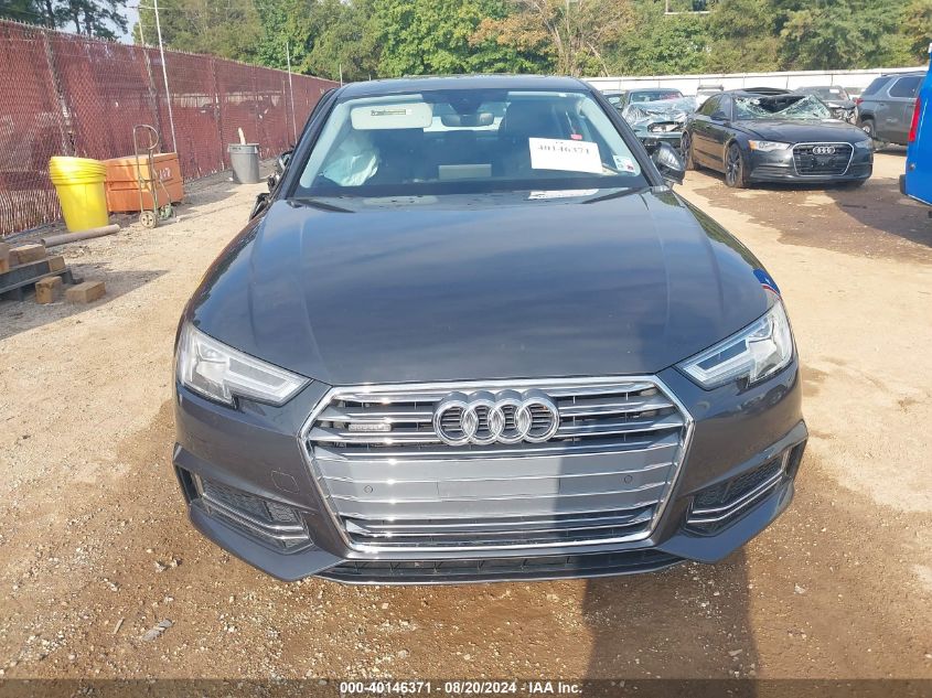 2017 Audi A4 Premium Plus VIN: WAUENAF44HN004703 Lot: 40146371