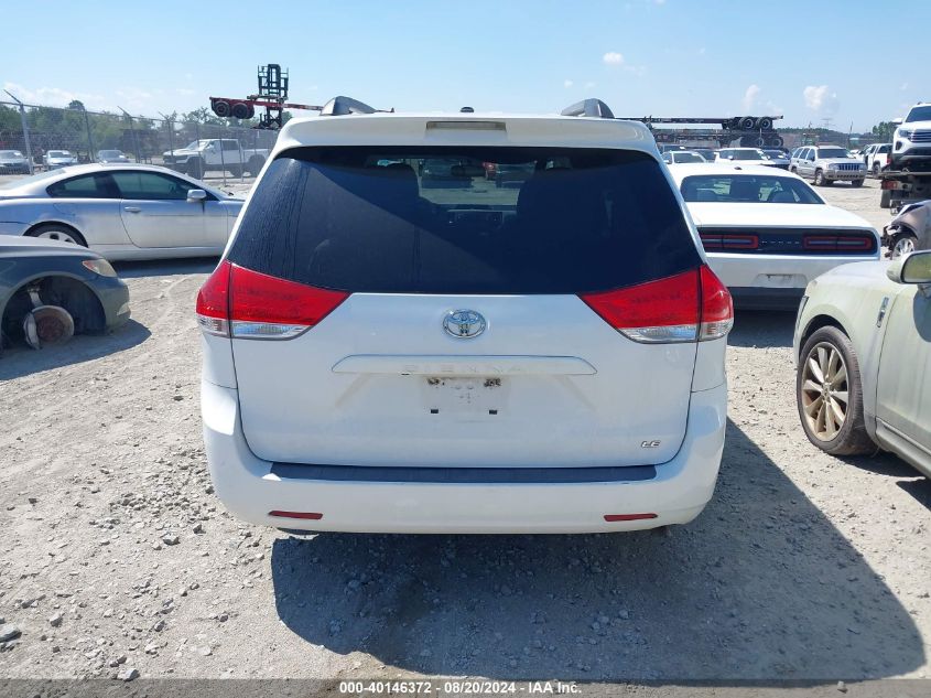 2013 Toyota Sienna Le V6 8 Passenger VIN: 5TDKK3DC9DS334524 Lot: 40146372