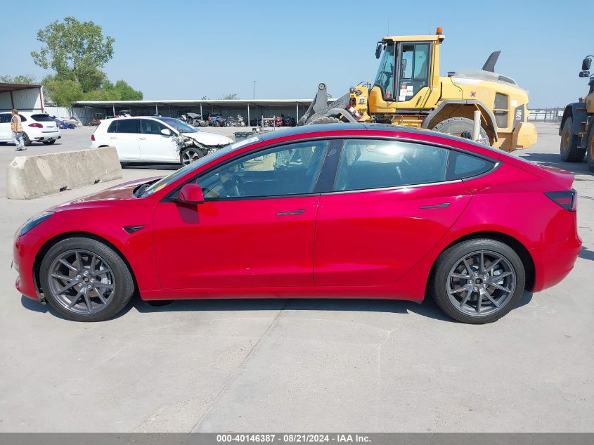 2022 Tesla Model 3 Long Range Dual Motor All-Wheel Drive VIN: 5YJ3E1EBXNF169708 Lot: 40146387