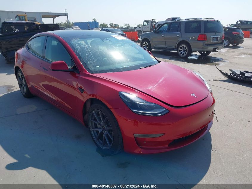 5YJ3E1EBXNF169708 2022 TESLA MODEL 3 - Image 1