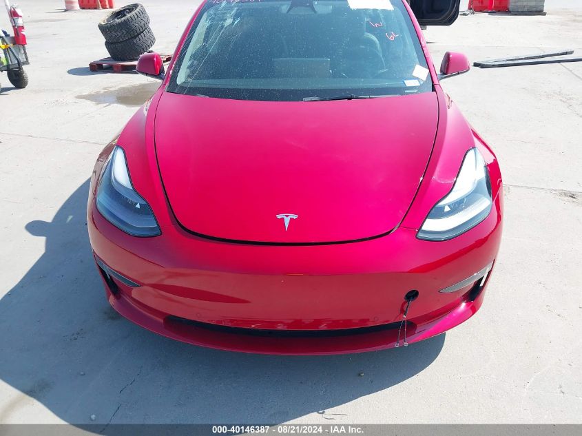 2022 Tesla Model 3 Long Range Dual Motor All-Wheel Drive VIN: 5YJ3E1EBXNF169708 Lot: 40146387