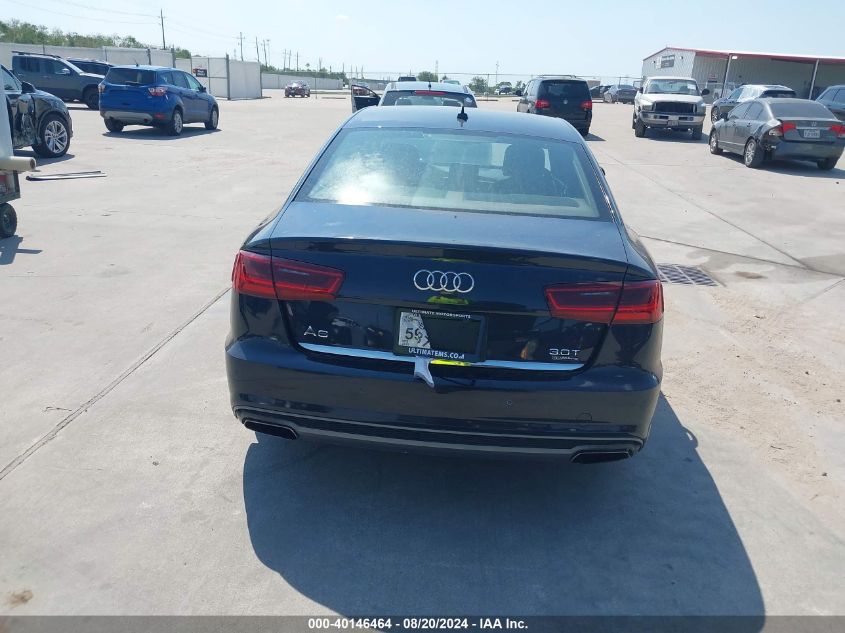 2016 Audi A6 3.0T Premium Plus VIN: WAUFGAFC8GN103254 Lot: 40146464