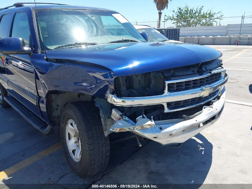 2001 Chevrolet Tahoe Lt VIN: 1GNEC13TX1J147809 Lot: 40146506